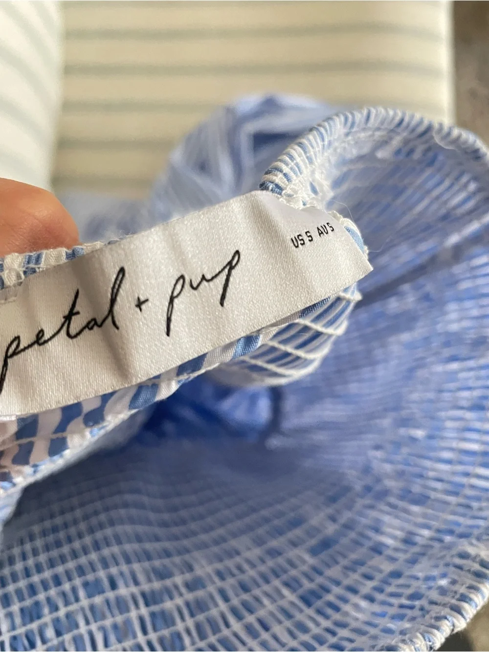 Petal + Pup Maisie Smocked Midi Dress in Size Small - Picture 3 of 4